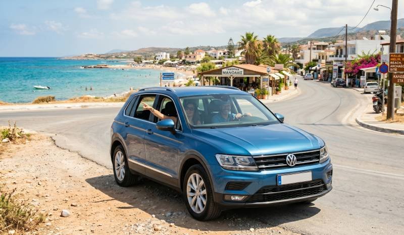 Driving in Malia and Crete